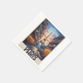 Paris Reiseplakat Serviette (Ecke)