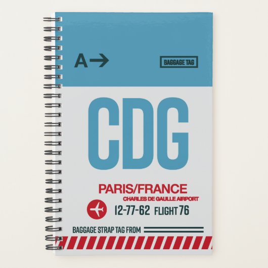 Paris - Reiseplaner 2026 Planer (Vorderseite)