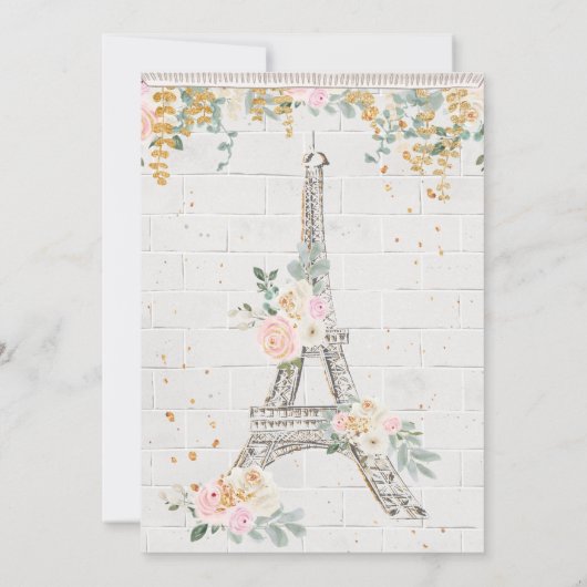 Paris Renten Party Einladung (Rückseite)