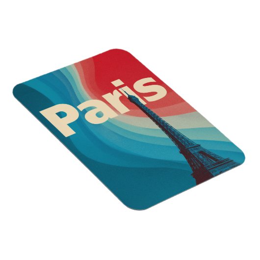Paris Retro Magnet (Rechte Seite)