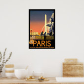 Paris Retro Poster (Küche)