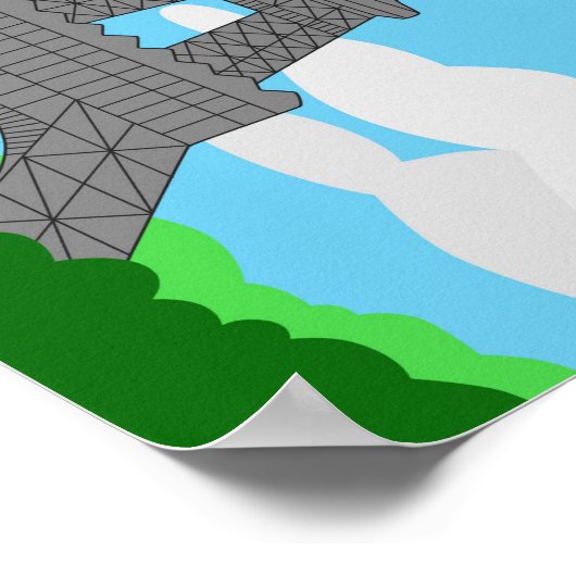 Paris Retrodesign Poster (Ecke)