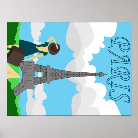 Paris Retrodesign Poster (Vorne)