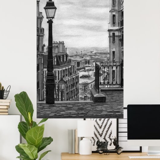 Paris Road Poster (Heimbüro)