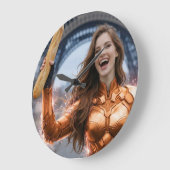 PARIS ROCKS GROßE WANDUHR (Winkel)