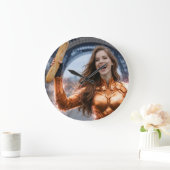 PARIS ROCKS GROßE WANDUHR (Zuhause)