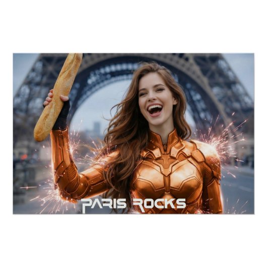 PARIS ROCKS POSTER (Vorderseite)