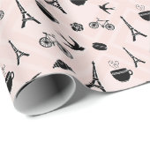 Paris Romance Geschenkpapier (Rolleneckpunkt)