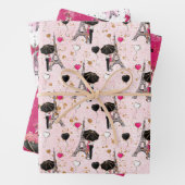 Paris Romance Geschenkpapier Set (Beispiel)