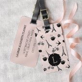 Paris Romance Monogram Gepäckanhänger
