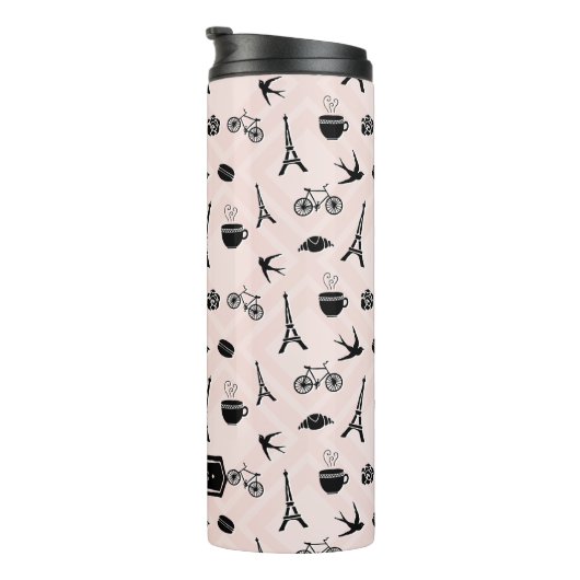Paris Romance | PERSONALISIERT Thermosbecher (Nach rechts gedreht)