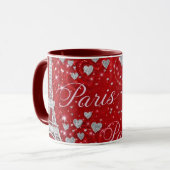 Paris Romantik  Tasse (Vorderseite Links)