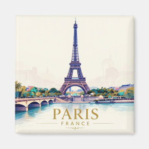 Paris romantische Landmarken Szenerie 🗼 Magnet