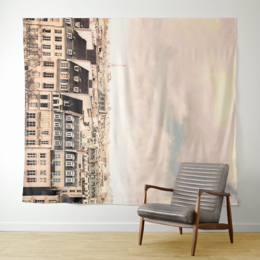 Paris Rooftops View | Wandgemälde Wandteppich (Beispiel (Horizontal))