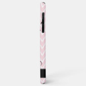 Paris Rosa Chevrons Eiffelturm Case-Mate iPhone Hülle (Hinten/Links)