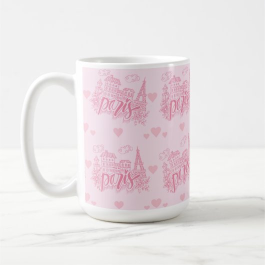 Paris Rosa Tasse (Links)