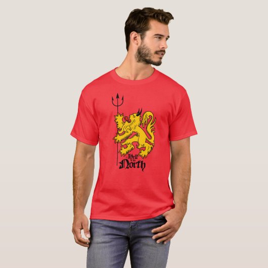Paris Roubaix Hell of the North Devil Lion T-Shirt (Vorne ganz)