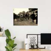 Paris-Roubaix Online für den Start 19. April 1908 Poster (Heimbüro)