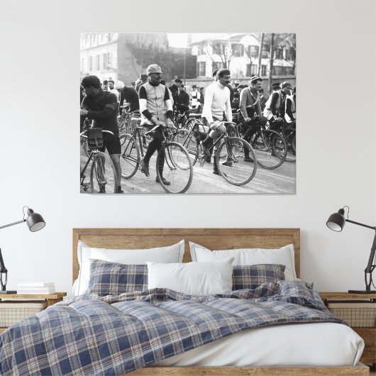 Paris-Roubaix Radrennen 1907 Farbredux Leinwanddruck (Insitu (Schlafzimmer))