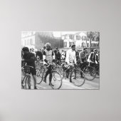 Paris-Roubaix Radrennen 1907 Farbredux Leinwanddruck (Vorderseite)