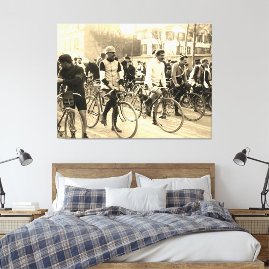 Paris-Roubaix Radrennen 1907 Farbredux Leinwanddruck (Insitu (Schlafzimmer))