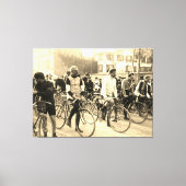 Paris-Roubaix Radrennen 1907 Farbredux Leinwanddruck (Vorderseite)