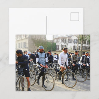 Paris-Roubaix Radrennen 1907 Farbredux Postkarte