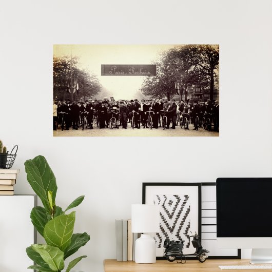 Paris-Roubaix vor Beginn April 1996 Poster (Heimbüro)