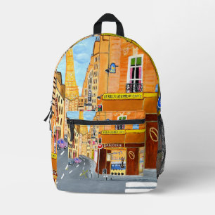 Paris-Rucksack Bedruckter Rucksack