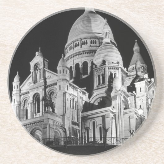 Paris Sacre Coeur Basilica 1970 Sandstein Untersetzer (Vorne)