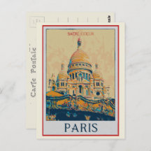 Paris Sacré Coeur Illustration Frankreich