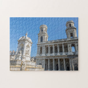 Paris Saint Sulpice Kirche Blick Puzzle