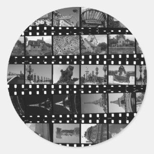 Paris-Sammlungs-Aufkleber Runder Aufkleber