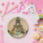 Paris Sankt und Schneemann-WeihnachtsPappteller Pappteller (Party)