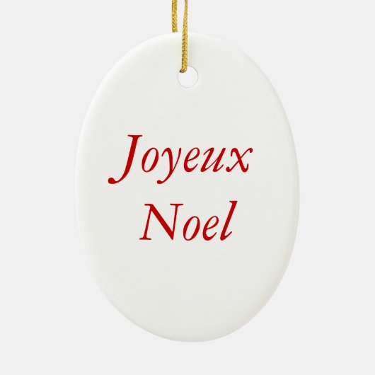 Paris Sankt und Schneemann-Weihnachtsverzierung Keramikornament (Hinten)