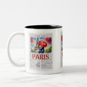 PARIS SCENE - Sommer Paris Zweifarbige Tasse