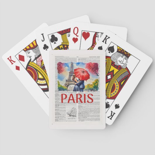 PARIS SCENE SPIELKARTEN (Rückseite)