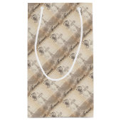 Paris Scenery Gift Bag Kleine Geschenktüte (Rückseite)