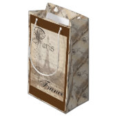 Paris Scenery Gift Bag Kleine Geschenktüte (Vorderseite Schrägansicht)