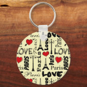 Paris Schlüsselanhänger (Vorderseite)