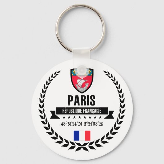 Paris Schlüsselanhänger (Vorderseite)