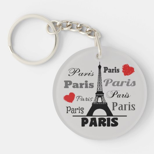 Paris Schlüsselanhänger (Vorderseite)