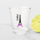 Paris Schnapsglas (Vorderseite)