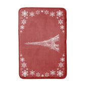 Paris-Schneebad Badematte (Vorderseite Vertikal)