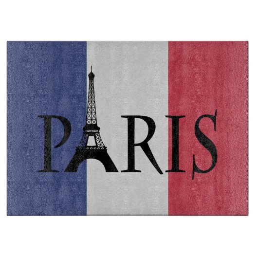 Paris Schneidebrett (Vorderseite)
