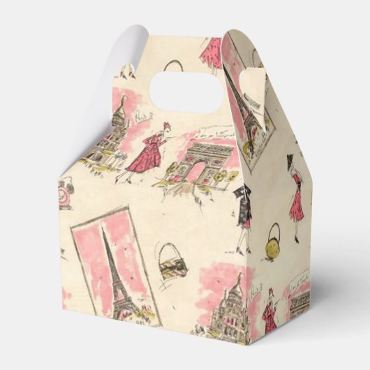 Paris Sehenswürdigkeiten 2 Geschenkschachtel (Rückseite)