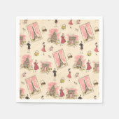 Paris Sehenswürdigkeiten 2 Serviette (Vorderseite)