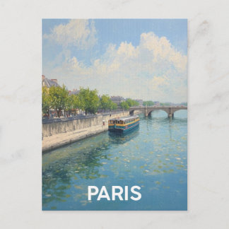 Paris Seine Postkarte