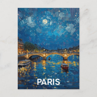 Paris Seine Postkarte