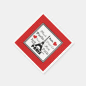 Paris Serviette (Ecke)